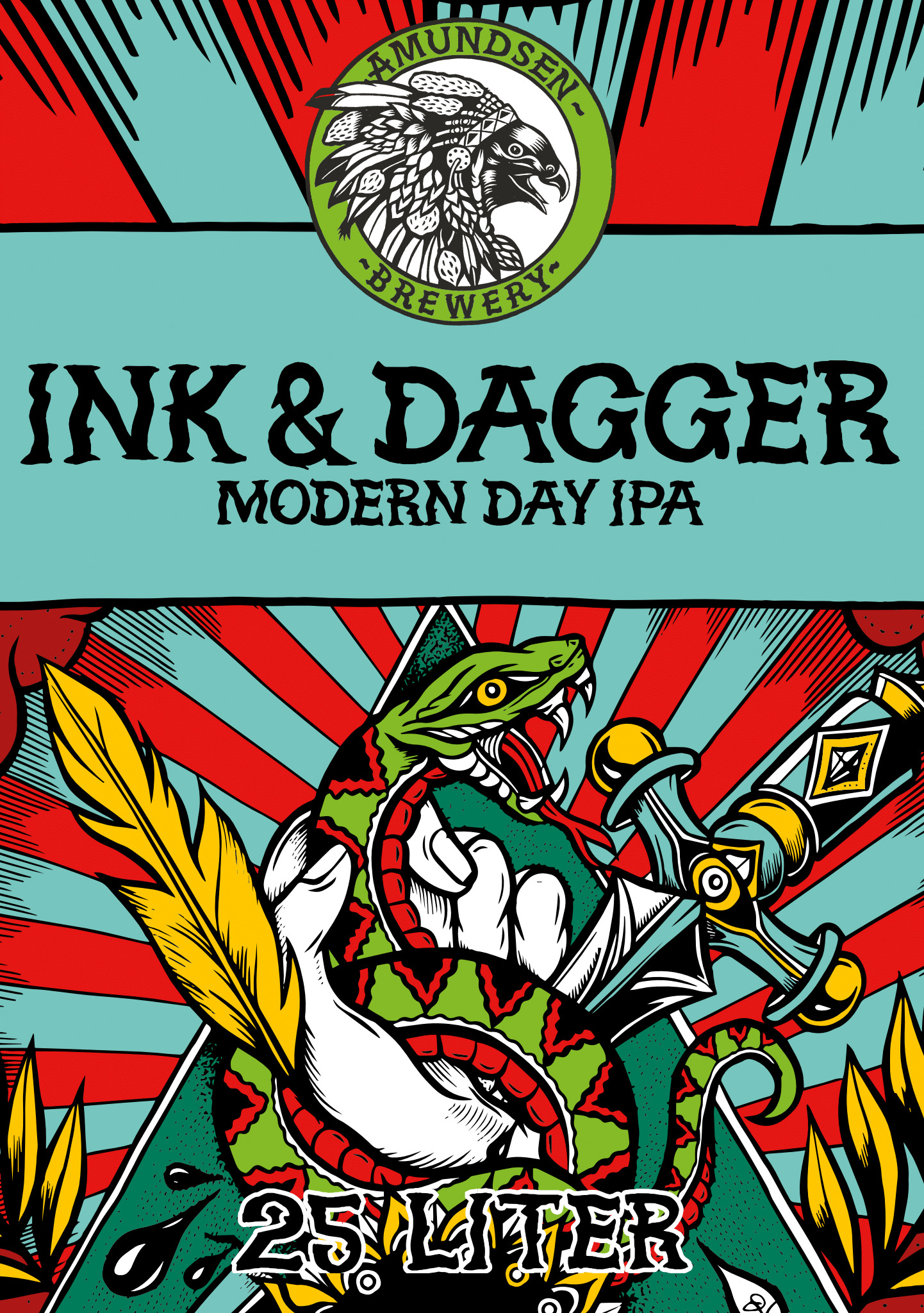 Beer label of Ink & Dagger