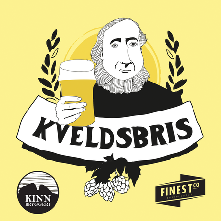 Beer label of Kveldsbris